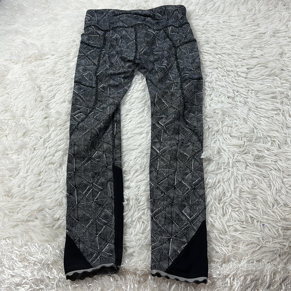 Lululemon Tight Stuff Tight II (25") Formation Alpine White Black - Picture 7 of 9